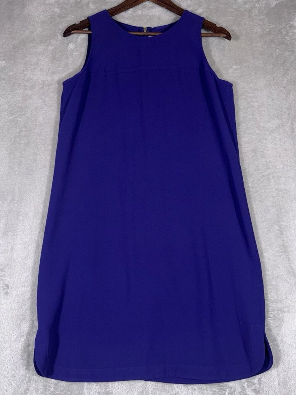 Ann Taylor LOFT Purple Sleeveless Casual Dress